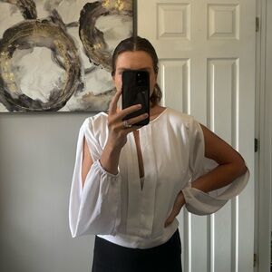 Charlotte Russe Flowy White Top